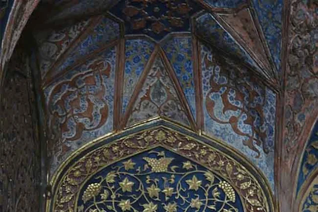 décoration intérieure du mausolée d'Akbar