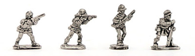 H-1022 WOTR Handgunners - SINGLES - (32 figures + 4 bases)