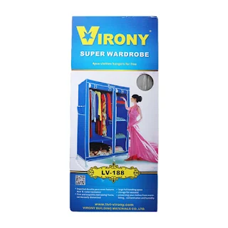 Virony Wardrobe Blue Super