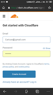 Cara Menghubungkam Domain ke Cloudflare