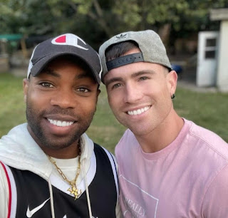 David Borum with his partner Todrick Hall