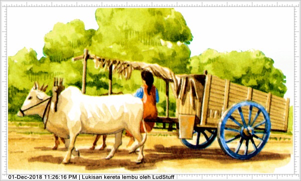 Lukisan Kereta Lembu