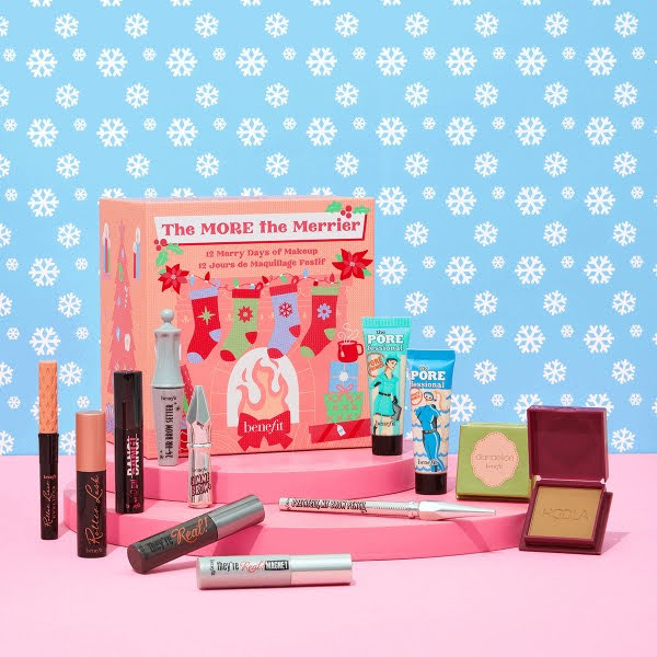 Benefit 2021 beauty advent calendar stock photo