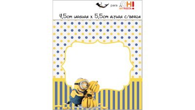 Minions, the Movie Free Printable Candy Bar Labels.