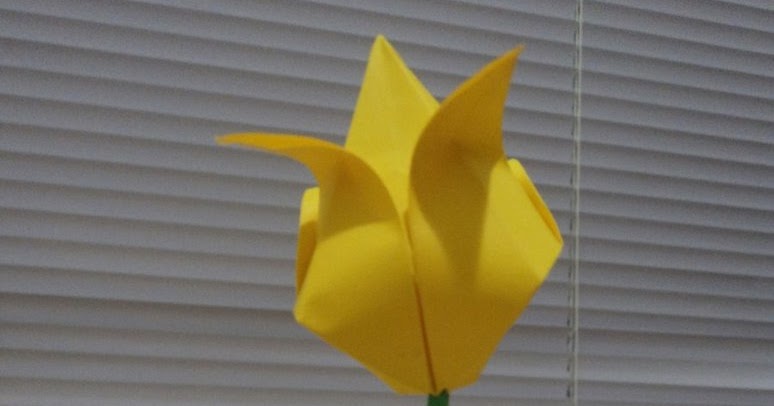 Cara Membuat Origami  Bunga Kertas