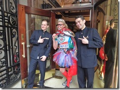 Kim at the hotel after finishing the London Marathon her 6th major marathon