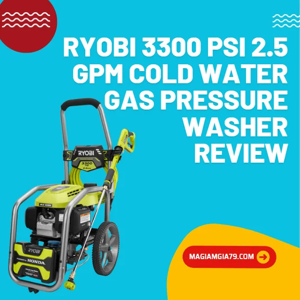 RYOBI 3300 Psi 2.5 Gpm Cold Water Gas Pressure Washer