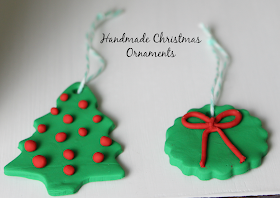 Christmas handmade ornaments/bake clay