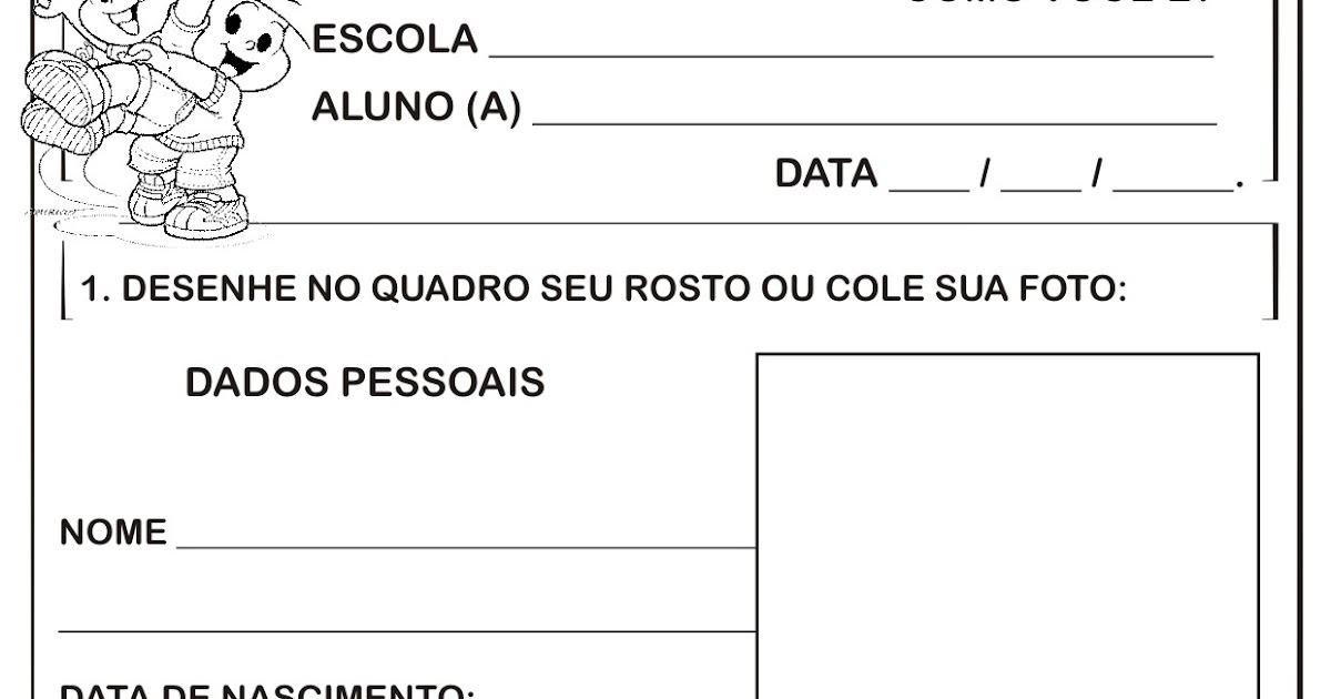 Plano de Aula Projeto Identidade com Atividades  Ideia 