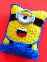 PATRON GRATIS COJIN MINION DE CROCHET