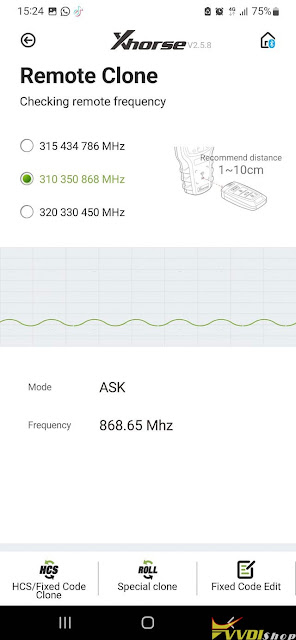 Xhorse Mini Key Tool Read 868MHz Frequency 2