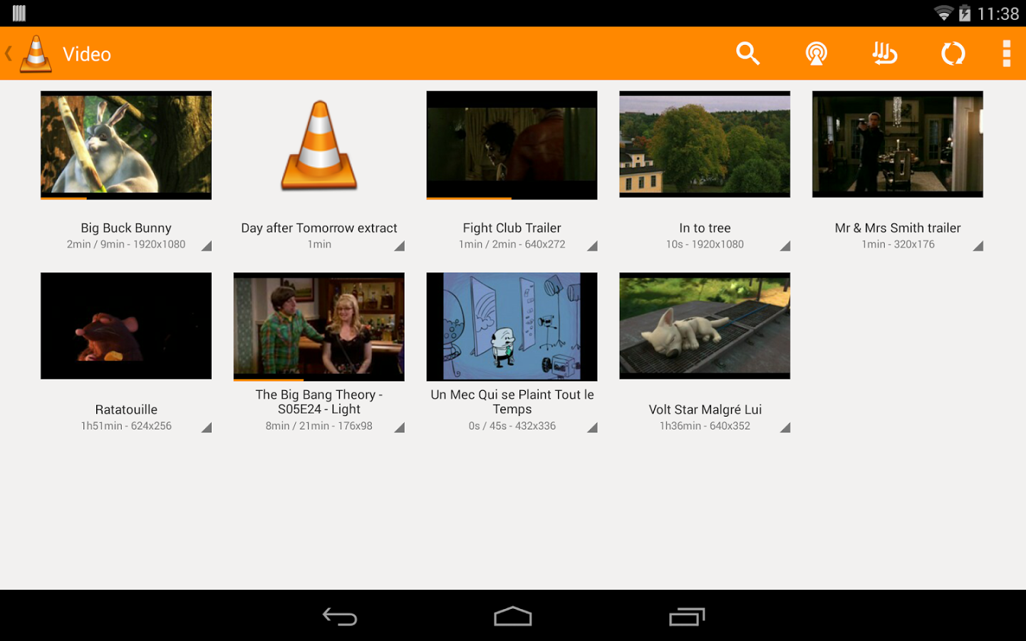 vlc android download video