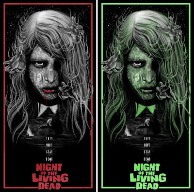 Night of the Living Dead Screen Print by Arian Buhler x Bottleneck Gallery