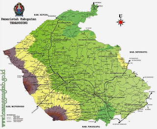 Peta dan Kode Pos Semua Desa Di Kabupaten Temanggung