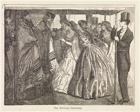 Simeon Solomon The Marriage Ceremony or Jewish Wedding Ceremony 1862