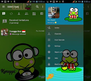 BBM Mod Keroppi v3.2.5.12 Apk