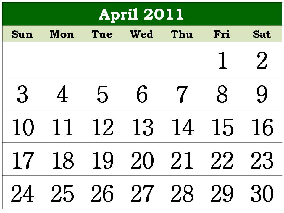 calendar 2011 april. Calendar+2011+april+