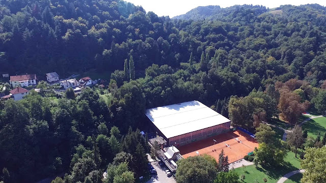 mestni park, celje, video, snemanje iz zraka, zračni posnetki