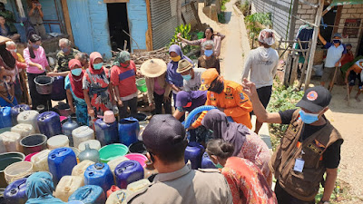 Musim Kemarau, BPBD Tuban Mulai Droping Air Bersih di Daerah Terdampak Kekeringan