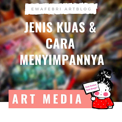 jenis kuas lukis dan cara menyimpannya