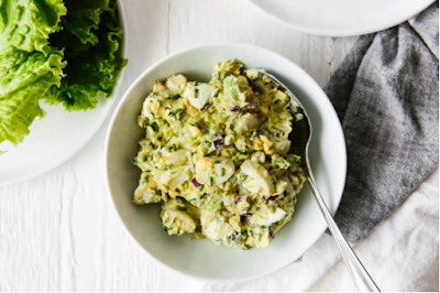 AVOCADO EGG SALAD #healthyrecipe