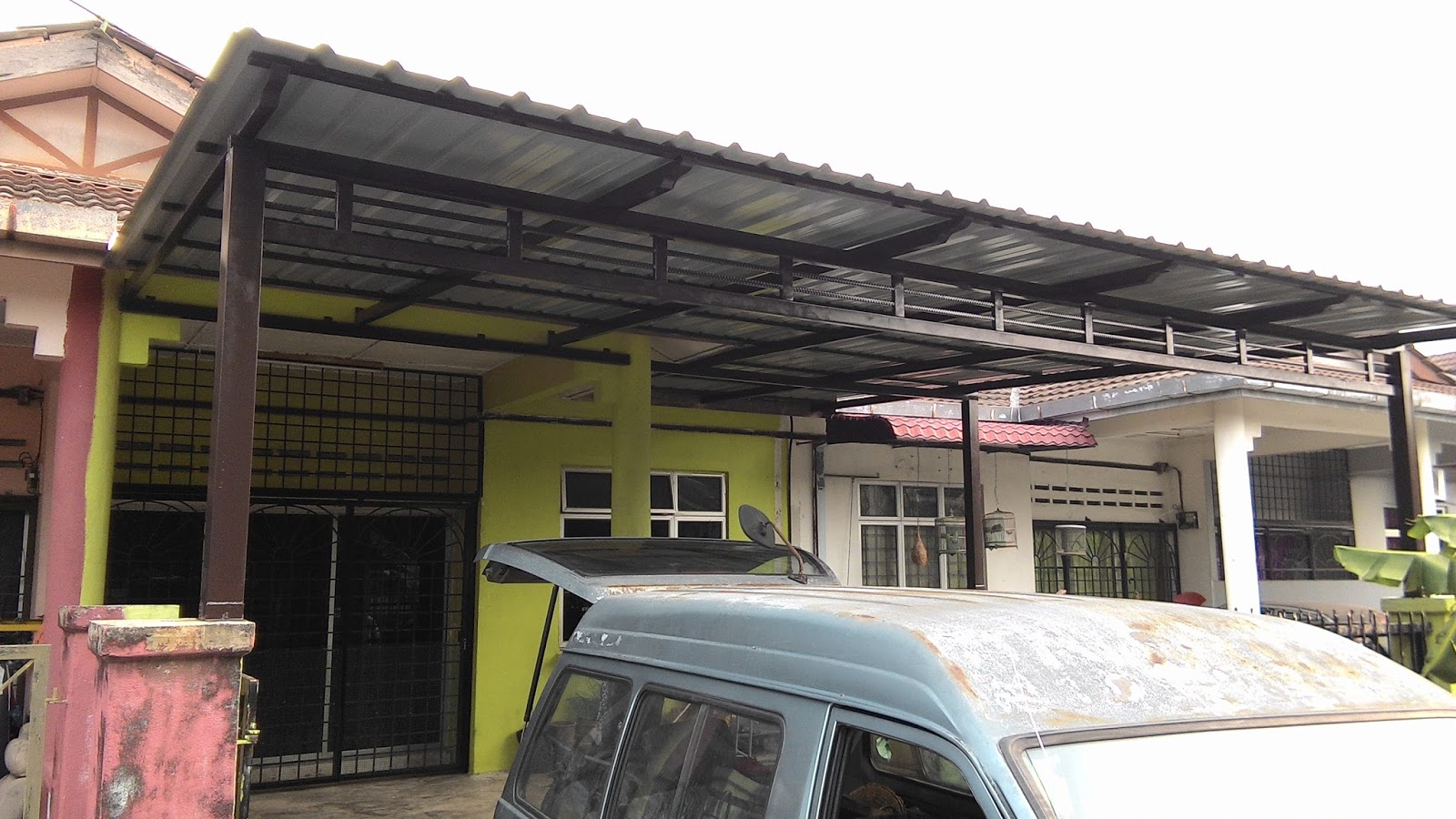 AWNING PAGOLA DAN GRILL NILAI MEMASANG SET AWNING METAL DECK DI