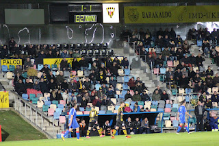 El Barakaldo CF sufre ante el Amorebieta su primer empate en Lasesarre en la liga