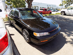 1995 Honda Accord with new paint job from Almost Everything Auto Body.