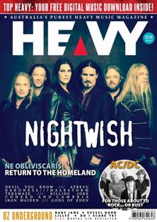 Heavy Music Magazine. Australia's purest heavy music magazine 16 - September 2016 | ISSN 1839-5546 | CBR 96 dpi | Mensile | Musica | Rock | Recensioni | Concerti
Heavy Music Magazine is an independent «heavy» music magazine and website produced by people who live for their music