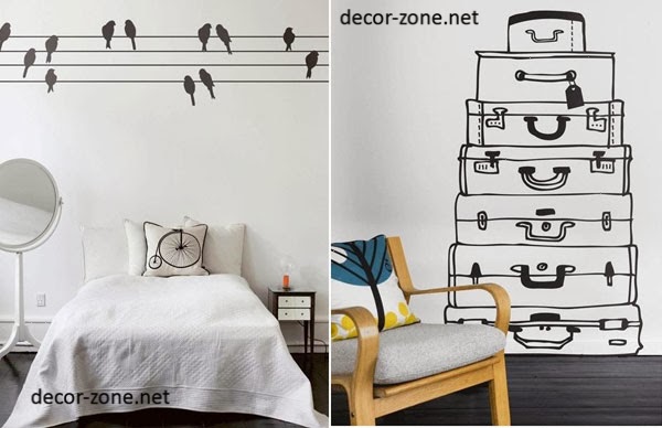 15 creative vinyl wall sticker ideas for all rooms
