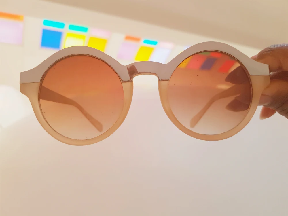 Fashion accessory - rose sunglasses