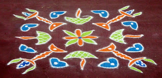 karthigai Deepam  kolam step 2