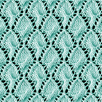 Eyelet Lace 51: Arrow | Knitting Stitch Patterns.