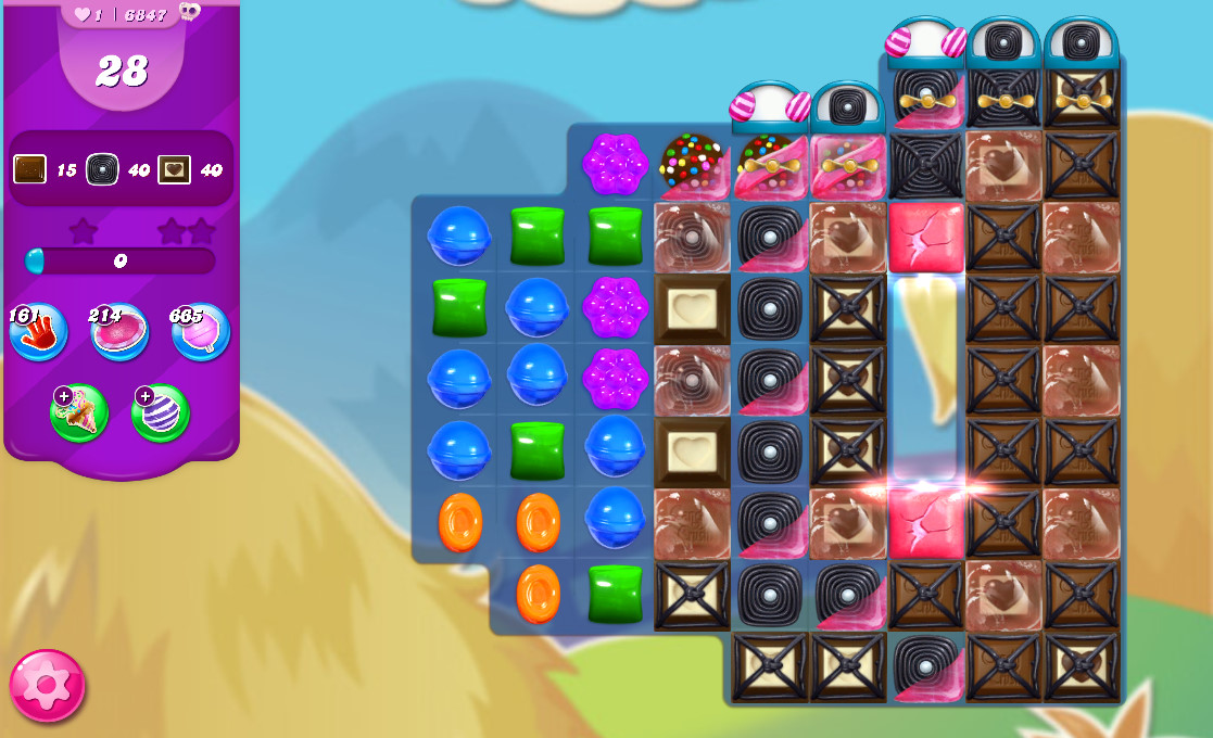 Candy Crush Saga level 6847