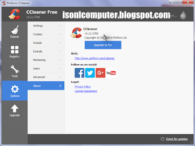 CCleaner 5.21 Terbaru