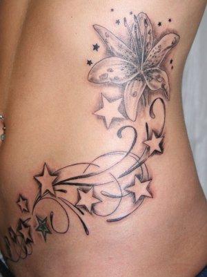 Modern Cherokee Tattoos Designs Pics Hawaiian Flowers Tattoos