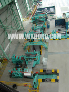 Stainless steel slitting machine