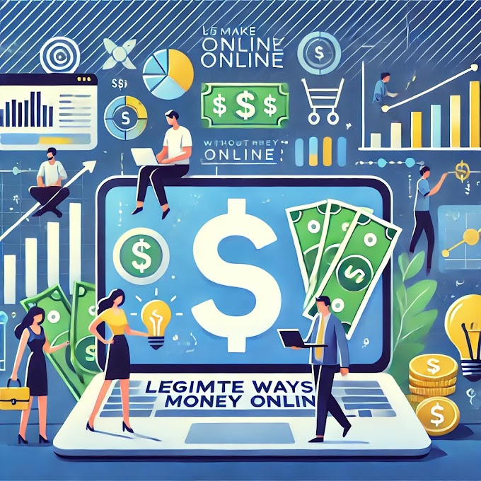 What are some legitimate ways to make money online without investing a lot upfront?