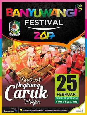 Festival Angklung Caruk Banyuwangi 2017.