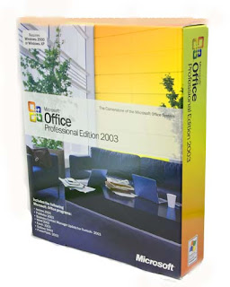 CD Cover Microsoft Office Professional 2003