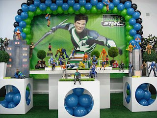 Fiestas Infantiles Decoradas con Max Steel