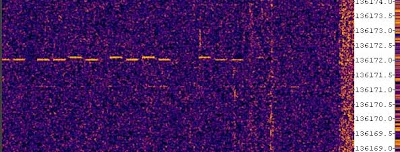 136kHz amateur radio: G3XDV seen at TF3HZ