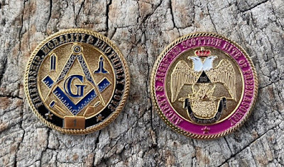 Masonic Scottish Rite 33rd Degree Limited Edition Challenge Coin