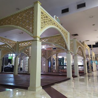Dekorasi event ramadhan di mall