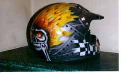 2012 Custom Airbrush Helmet 4