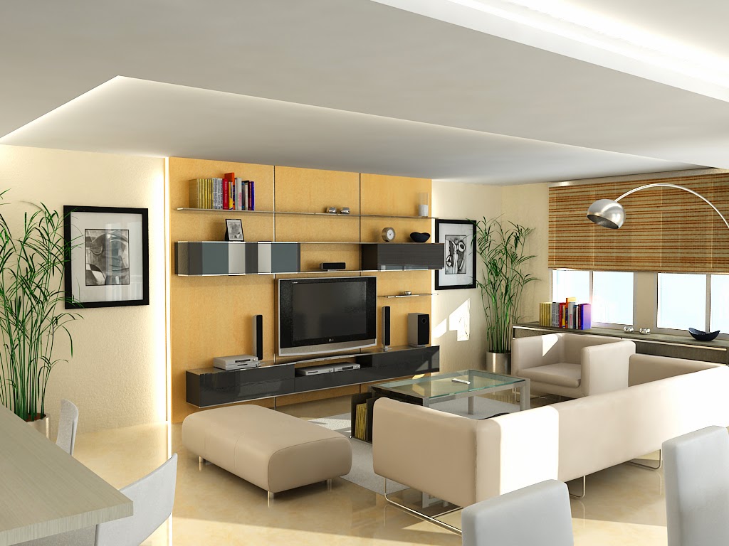Desain Rak  TV  Credenza  TV  pada Apartement PLAN Design 