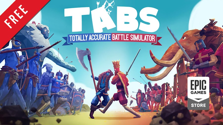 totally accurate battle simulator free pc game epic games store indie wacky ragdoll physics-based tactics battle simulation landfall games