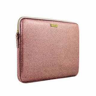 kate spade new york Sleeve for 13" MacBook, 13" Laptop - Rose Gold Glitter