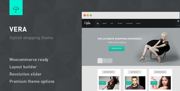 Vera - Responsive e-Commerce Theme for Wordpress - WooCommerce eCommerce