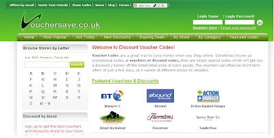 Discount Voucher Codes